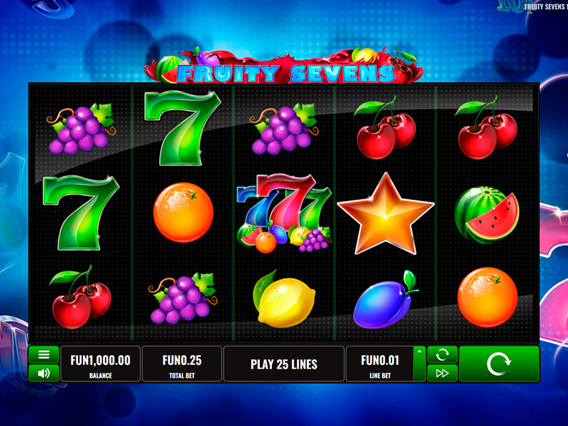 Fruity Sevens (Platipus) gameplay screenshot 1 small