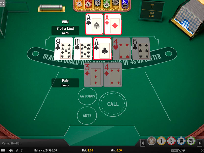 Casino Hold'em (Play'n Go) gameplay screenshot 3 small