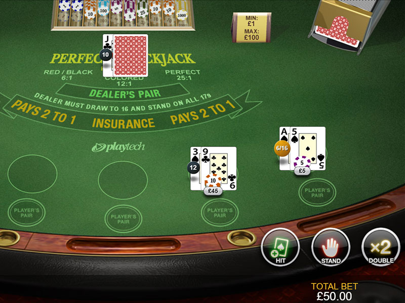 Online Blackjack gameplay screenshot 3 small