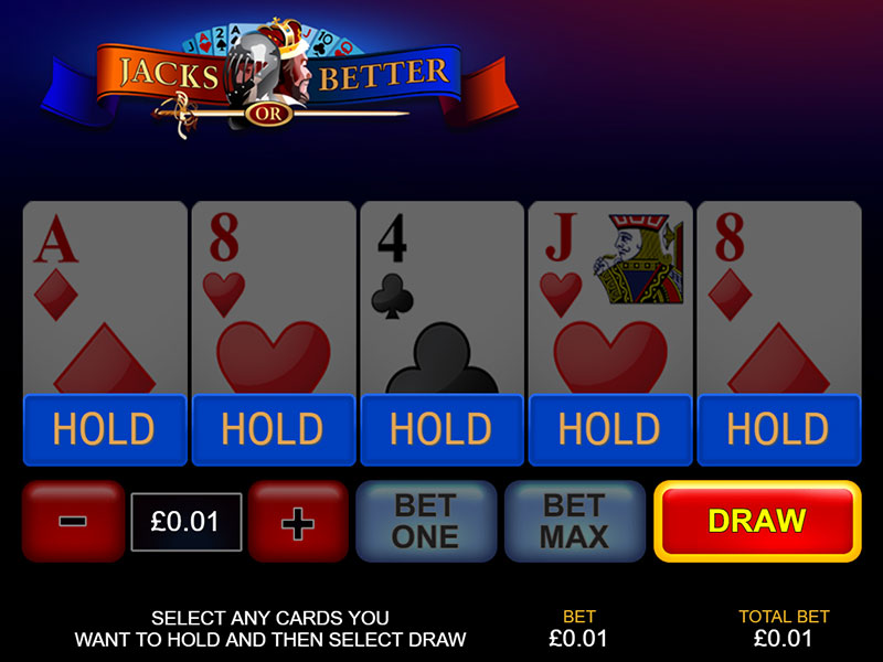 Video Poker gameplay screenshot 1 small