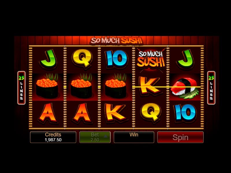 So Much Sushi Real Money Slot Machine