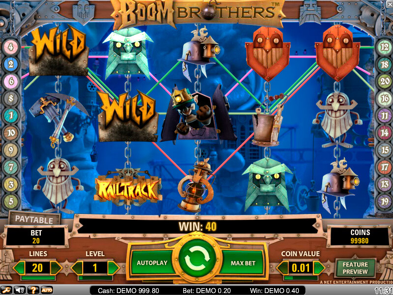 Boom Brothers Real Money Slot