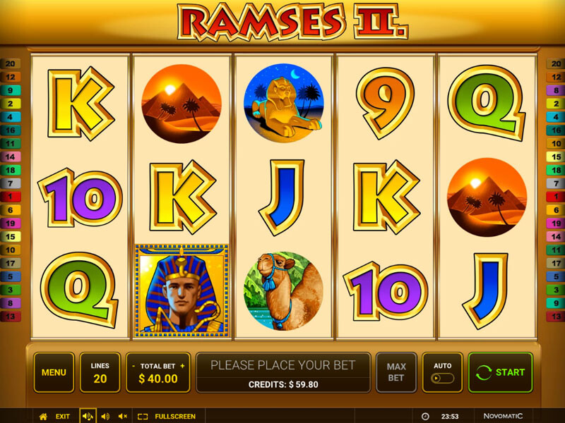 Ramses 2 free slot