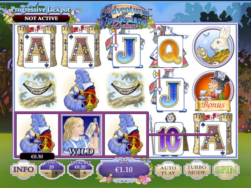 Adventures in Wonderland Slot – 25 Free Spins