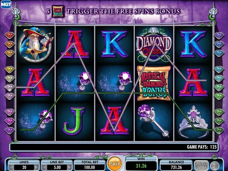 Diamond Queen Slot – 200 Free Spins