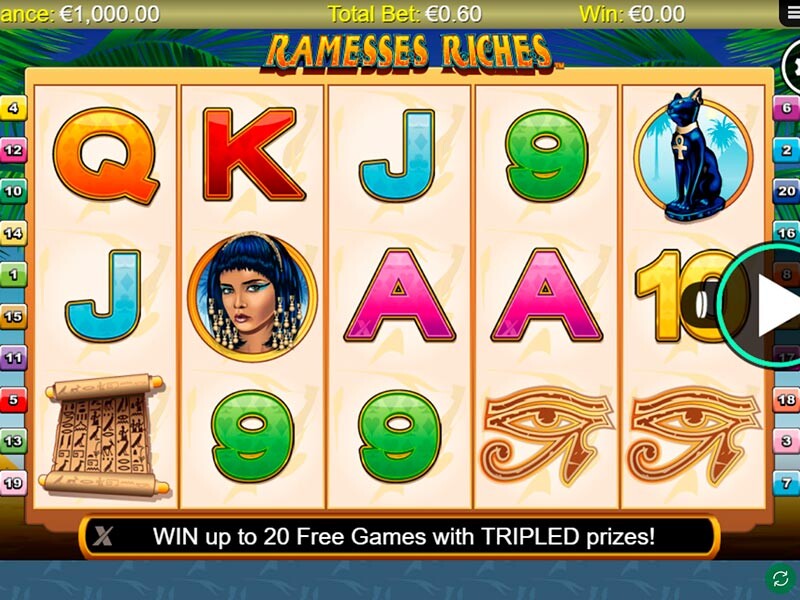 Ramesses Riches Real Money Slot