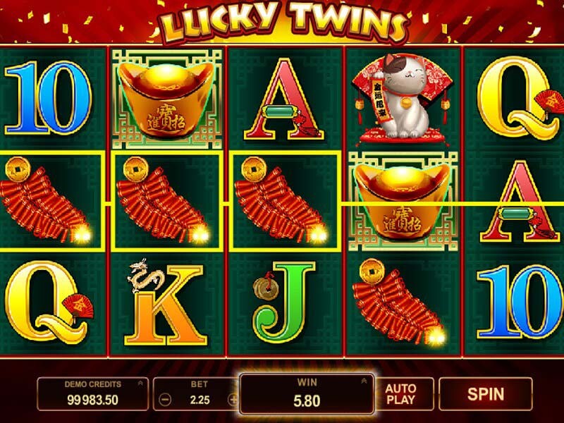 Lucky Twins Slot Machine Online