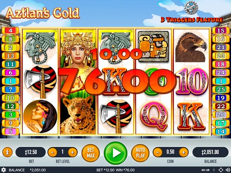 Aztlans Gold Slot Online